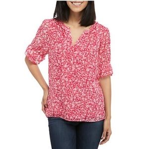 [Kaari Blue] Pink Floral Top